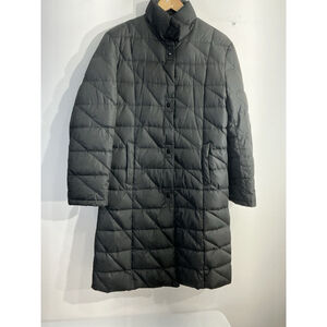 Womans Utek Design Quilted Puffer Coat Medium Black